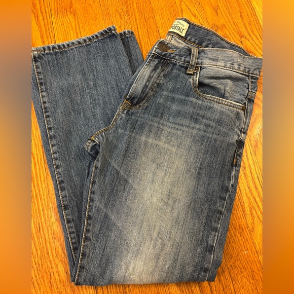 Aeropostale Men's Straight Blue Jeans - Picture 1 of 6